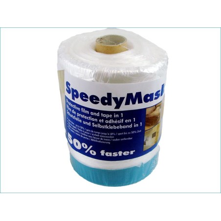 SPEED MASK film statique, lisière adhesive
