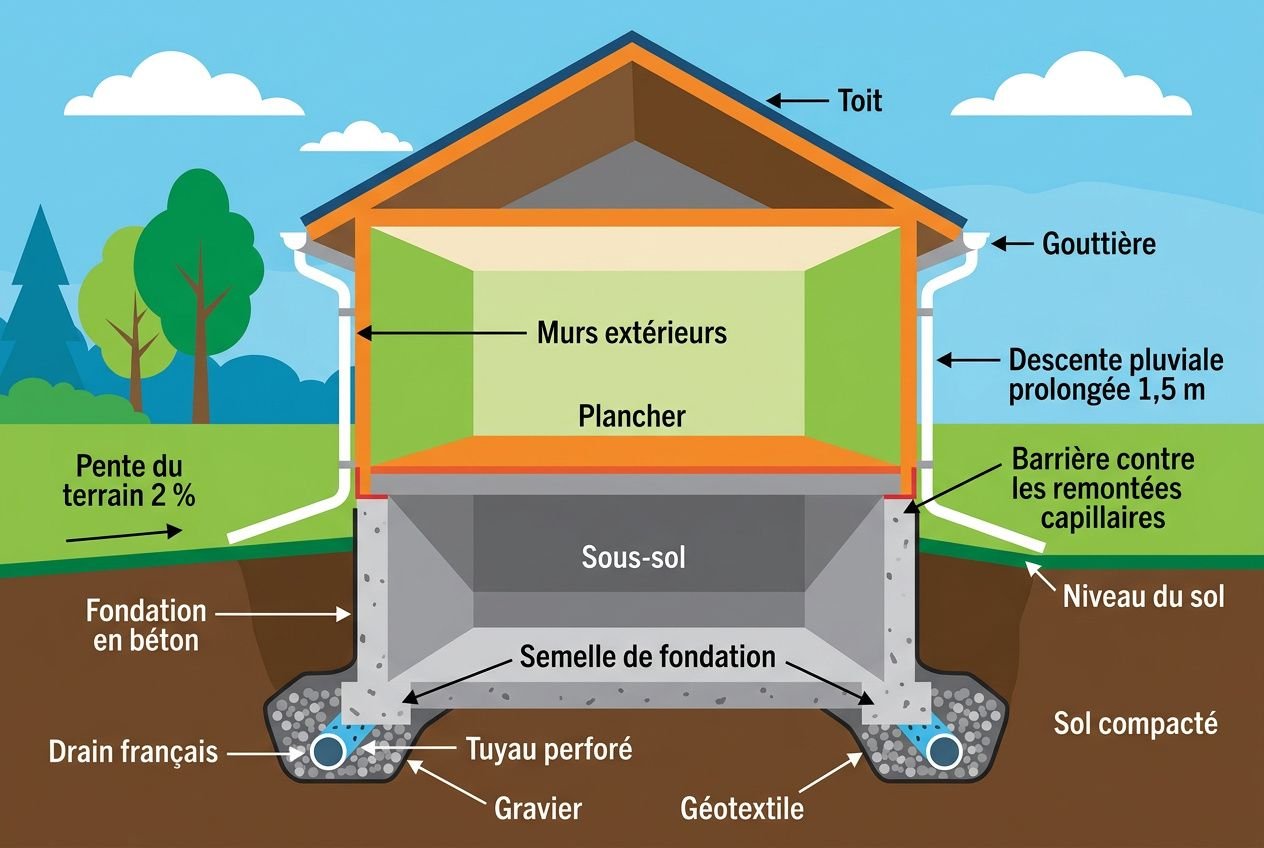 Système de drainage extérieur