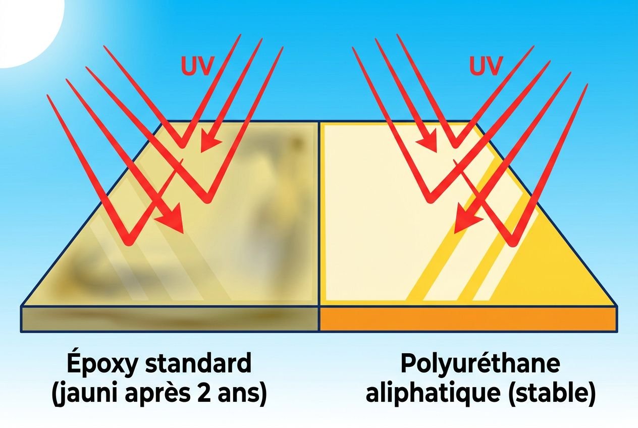 Différence résine époxy polyuréthane : laquelle choisir ?