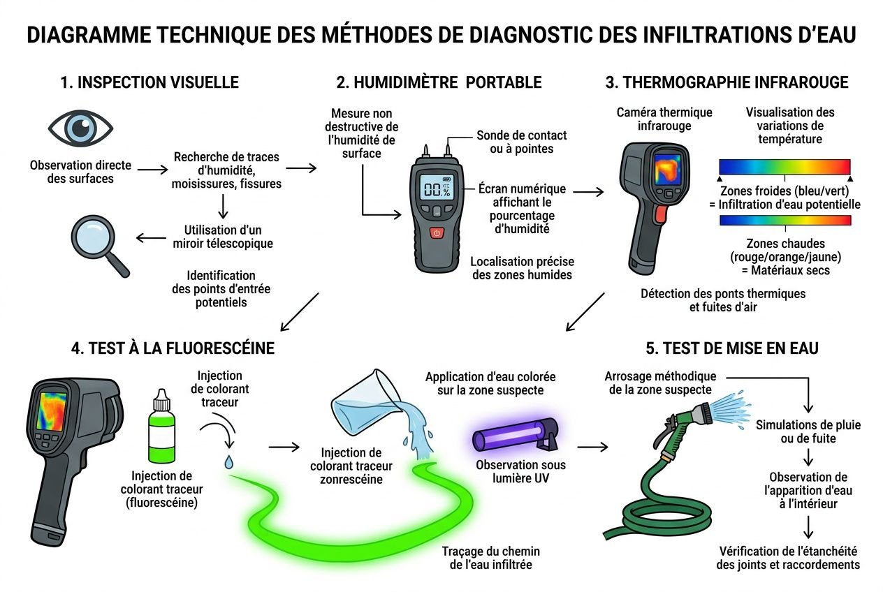 Infiltration eau façade maison : causes et solutions pour votre mur