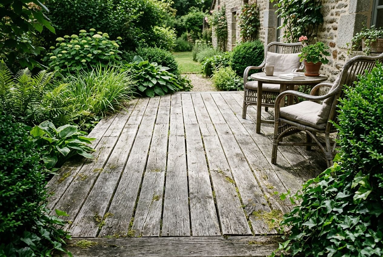 Comment traiter le bois gris : dégriser votre terrasse extérieur