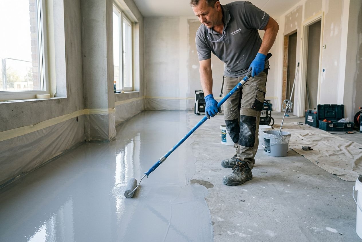 Comment appliquer résine sol décorative étape par étape